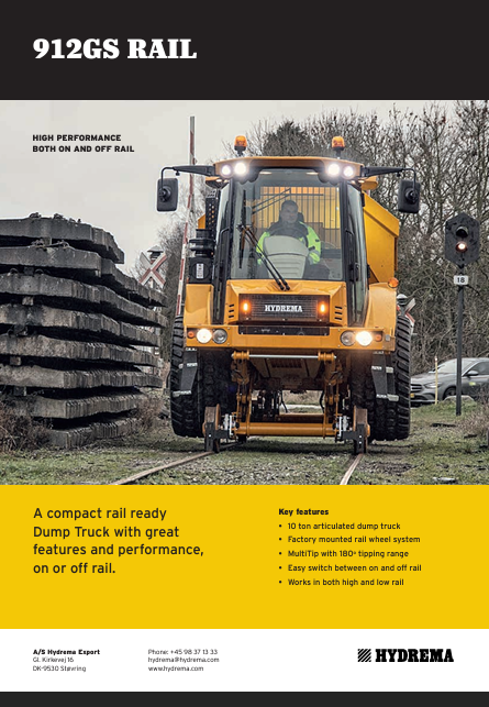 UK 912GS Rail Leaflet