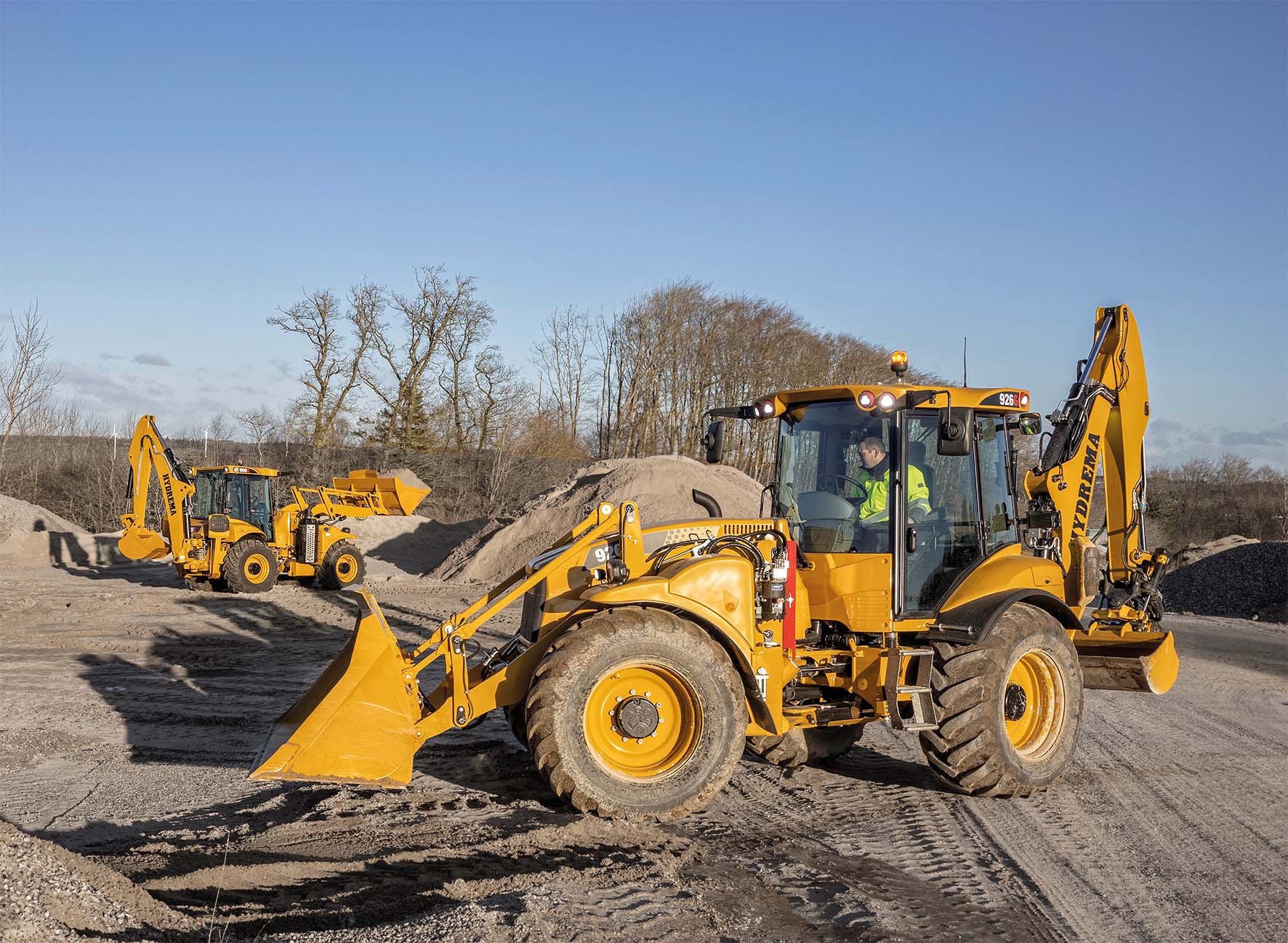Hydrema updates its versatile Backhoe Loaders