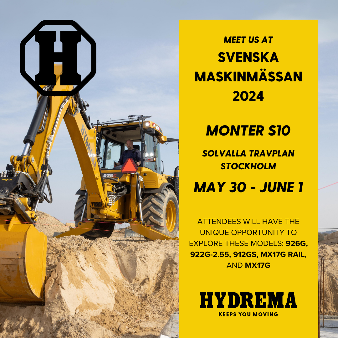 Hydrema at Svenska Maskinmässan 2024