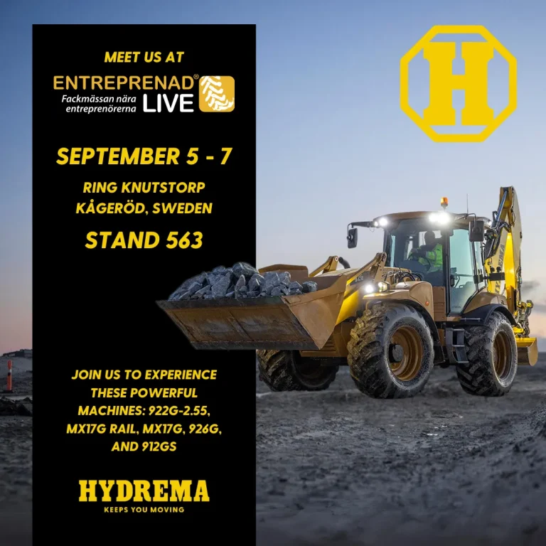 Hydrema at Entreprenad Live 2024