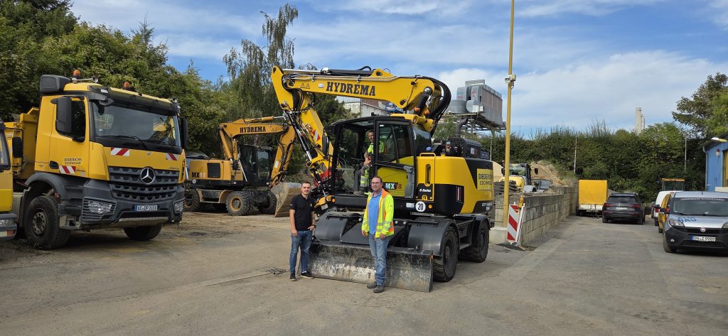 Hydrema MX18G bei der Peter Dederichs GmbH in Eschweiler